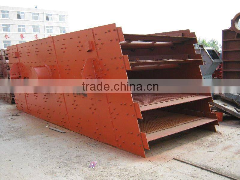 Skid Chasis Vibrating Screen For Seasand Grading