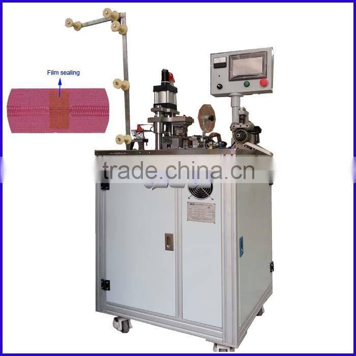 Nylon zipper coil zipper automatic ultrasonic film sealing machine (touchable screen control)