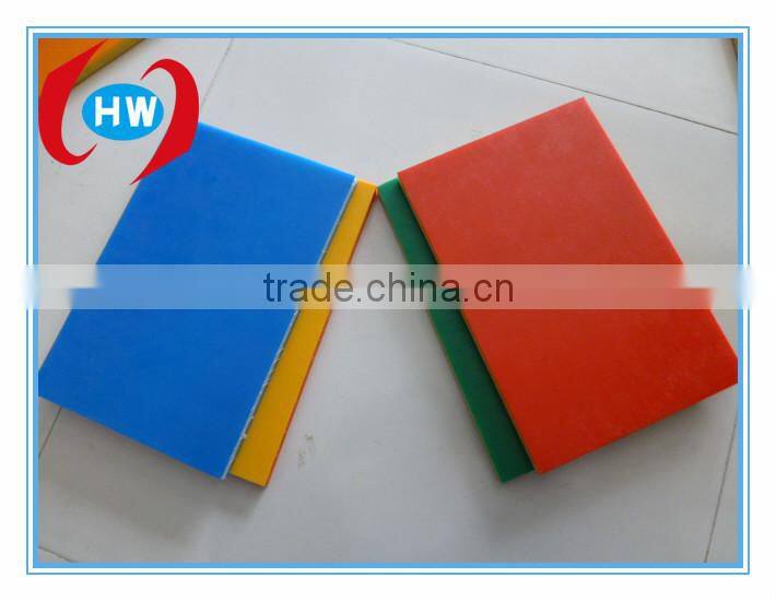 Low coefficient of friction PE 100/ Recycled Plastic Quality Products/ red HDPE sheet