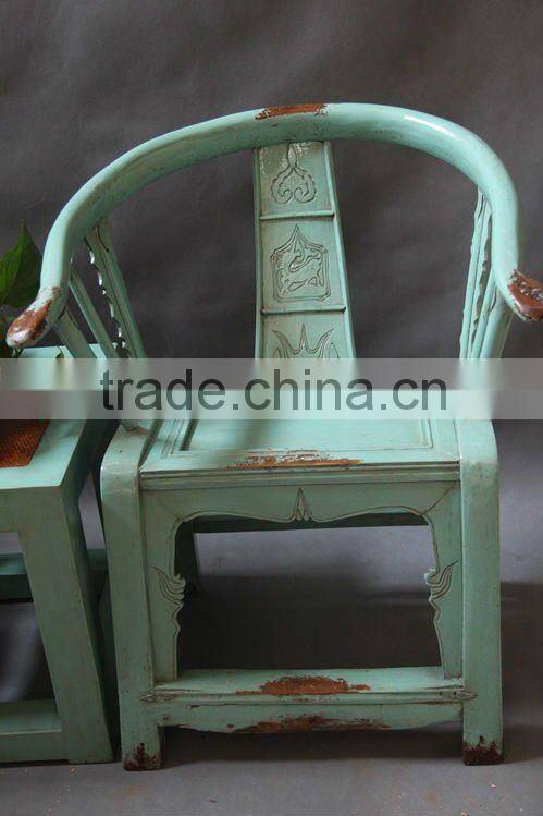 Chinese reproduction chair and tea table