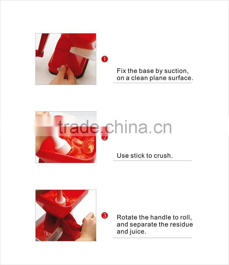 S/S+PP 37*16.5*35.6 Home appliances slow juicer/manual tomato juicer/juice machines/juice extractor