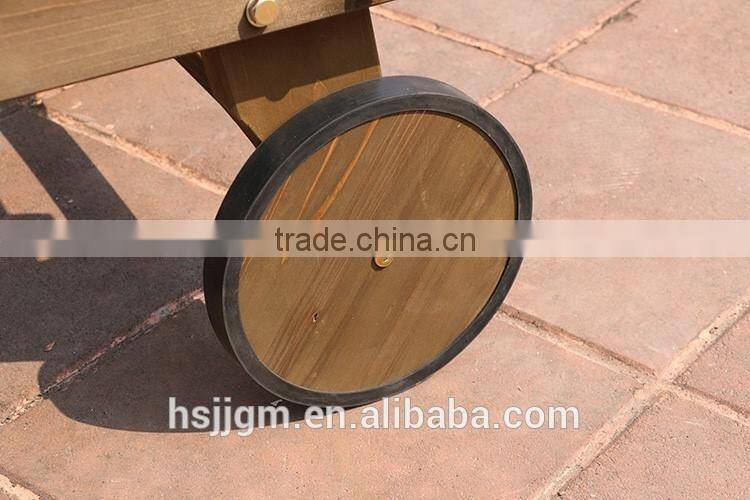 outdoor wooden swimming pool bed