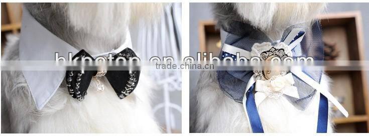 Black Ribbon Pet Dog Cat Scarf Collar