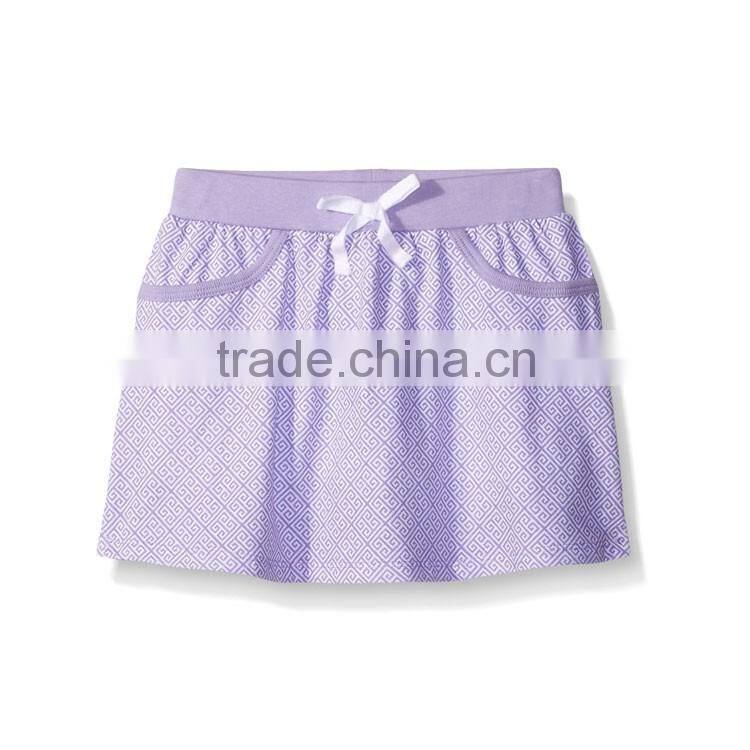 Custom girls fancy play tennis gym short hot stylish children mini skirt