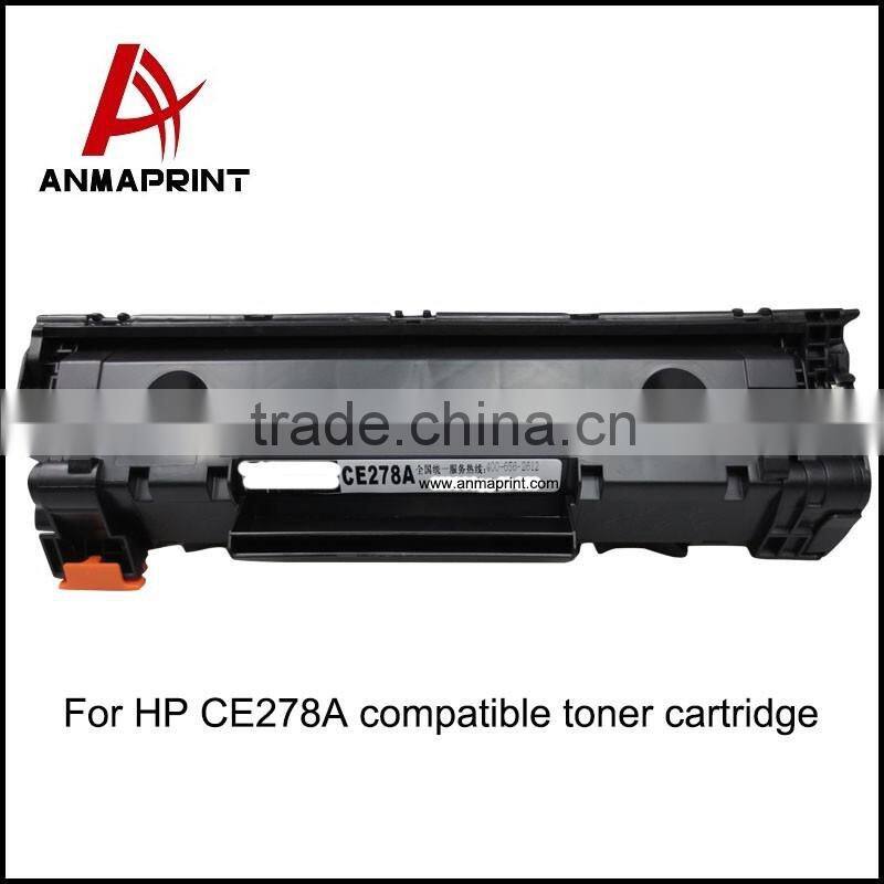 Wholesale 78A compatible toner cartridge CE278A use for HP laserPro P1560/1566/1600(USA)/1606/M1536dnf printers