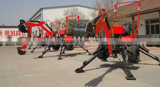 The China largest manufacturer for small towable backhoe