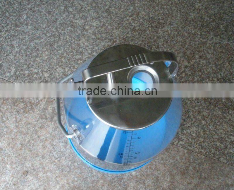 SS Bucket Lid for Interpuls pulsator - 1 milk inlet