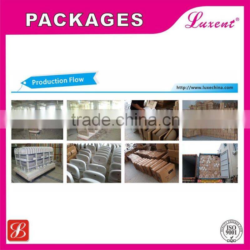 Colorful ceramic wash room 17"Lavatory Basin Light Blue