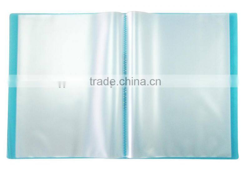 clear File 186-10GSV - PP Colorful and transparent Display Book Clear File with Ten Pockets