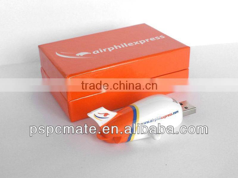 airplane shape flash driver ,OEM logo usb flash memory /good for given away
