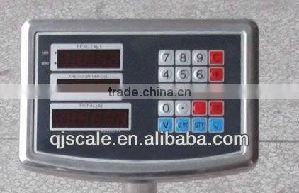 TCS series platform scale with Stainless Steel Indicator