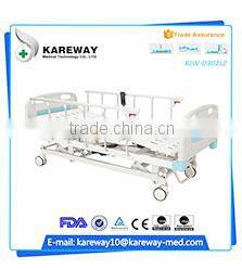 supply folding cot three column electric bed with three revolving levers