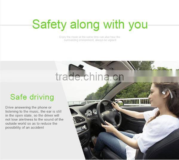 2015 New Popular Wireless Stereo Bone Conduction Bluetooth Headset