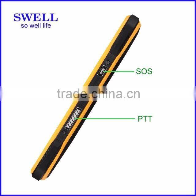 Android5.1 4.7inch shock resistant smarphone SOS PTT NFC rugged pad 4.7inch IR remote NFC 3G dal sim SJ7