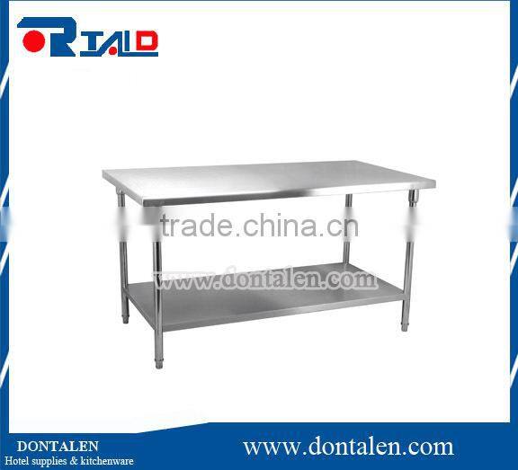 Stainless steel work bench kitchen food prep catering table
