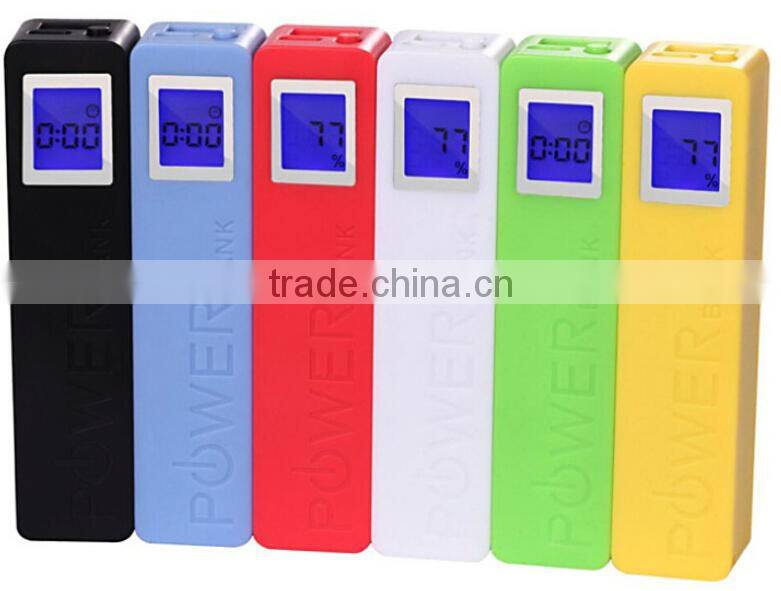smart lighting mobile charger gift power bank with LCD display