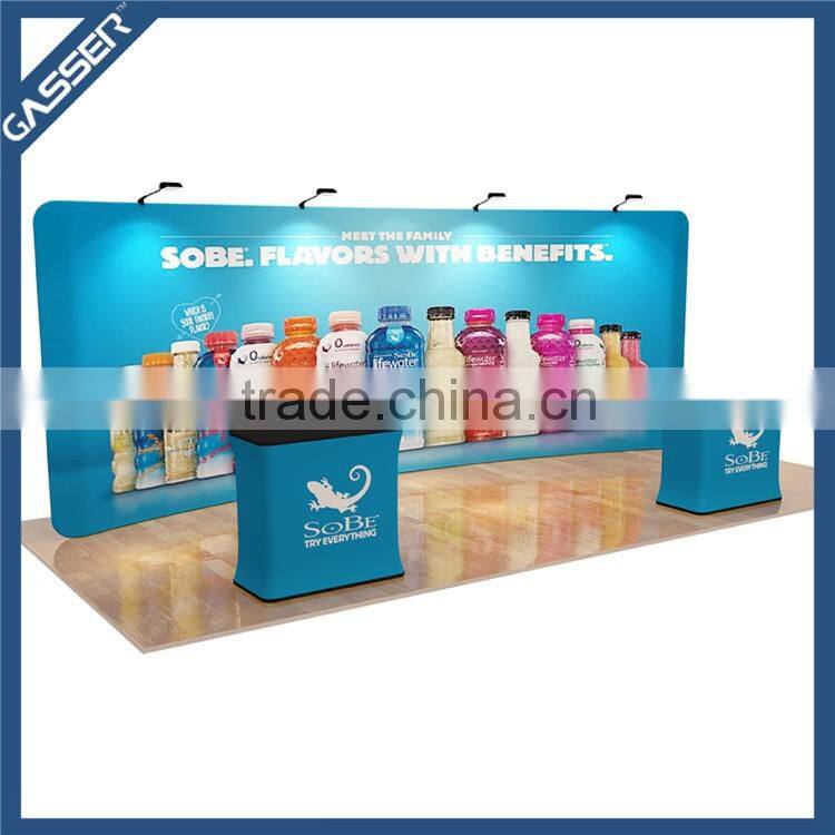 Aluminum folding tension fabric display exhibition stand