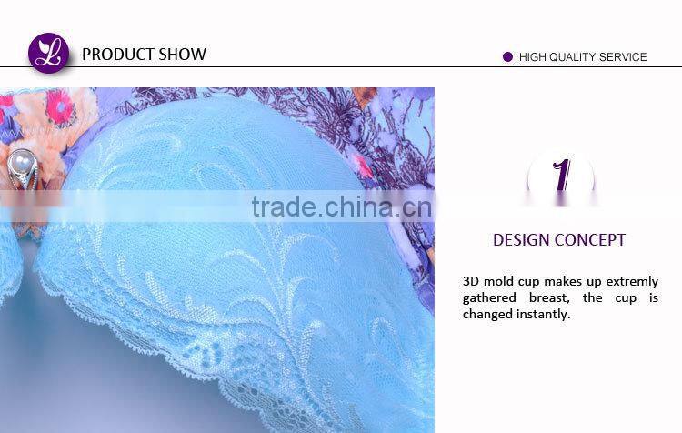 daily classical romantic China supplier underwired women in pink bra and panties sexy bra panty girls