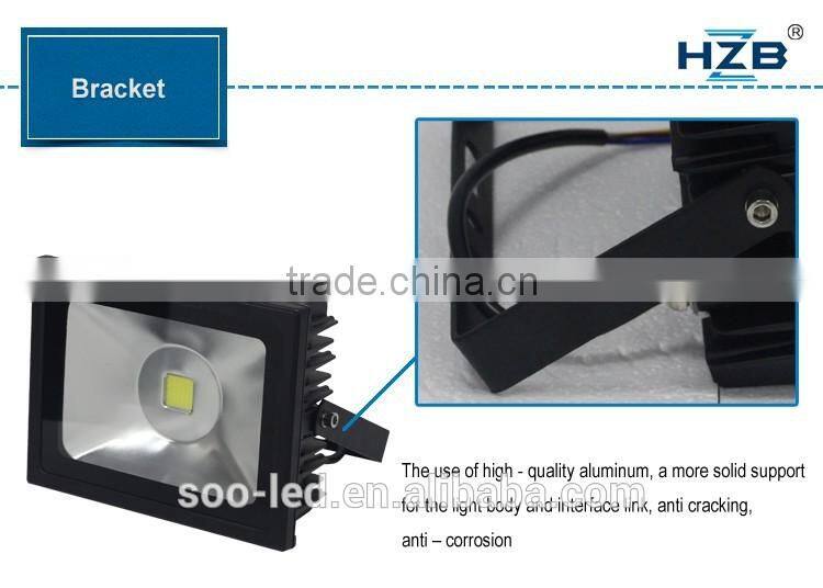 Aluminum parking lot pathway 70w led flood light