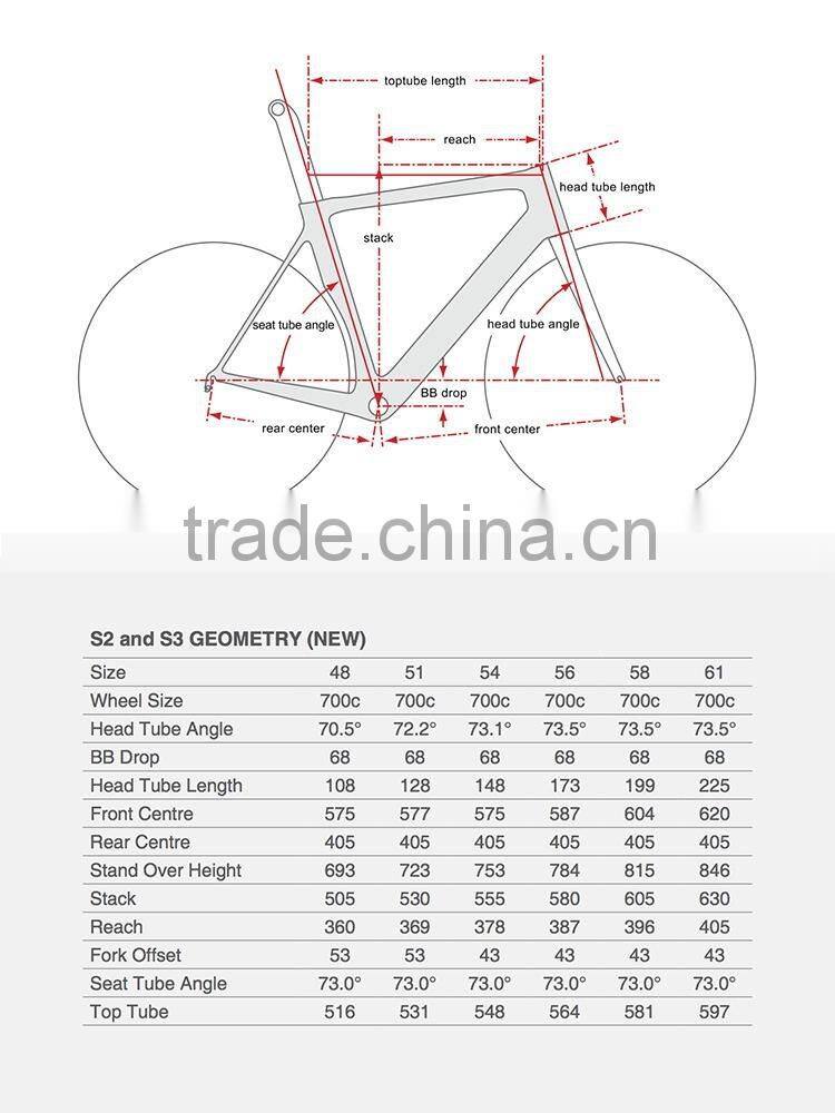 MeyerGlobal 700C big brand Carbon Road Frame S3-13 Bicycle Frameset+fork+seatpost