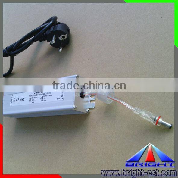 with Plug ,DC Connector in 60w IP67 Waterproof power supply