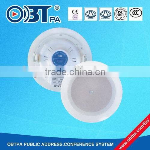 OBT-808 Wholesale white ceiling speaker with high quality for public address system