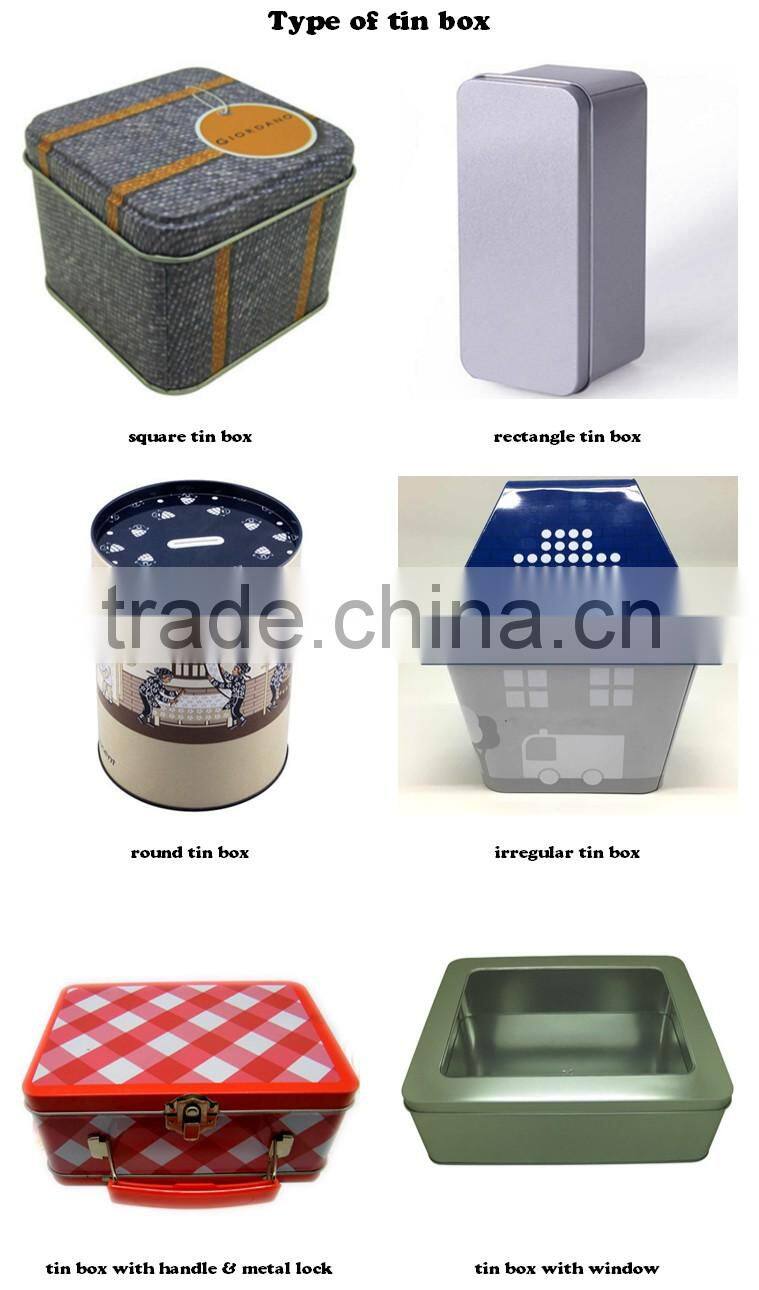 food storage tea tin cans with lid