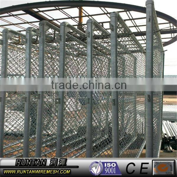 high quality hot dipped galvanized and pvc coated 1 inch chain link fence