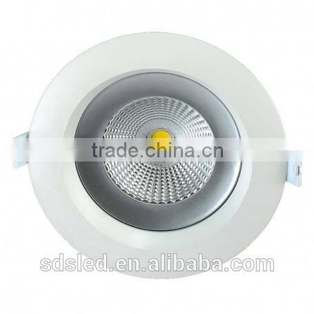 LED downlight 15W Warm White 1200lm round COB ceiling downlight
