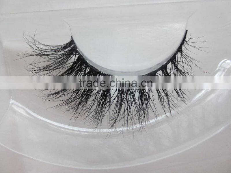 Top quality thick 3D615 false mink eyelash extension makeup nature long fake eyelashes