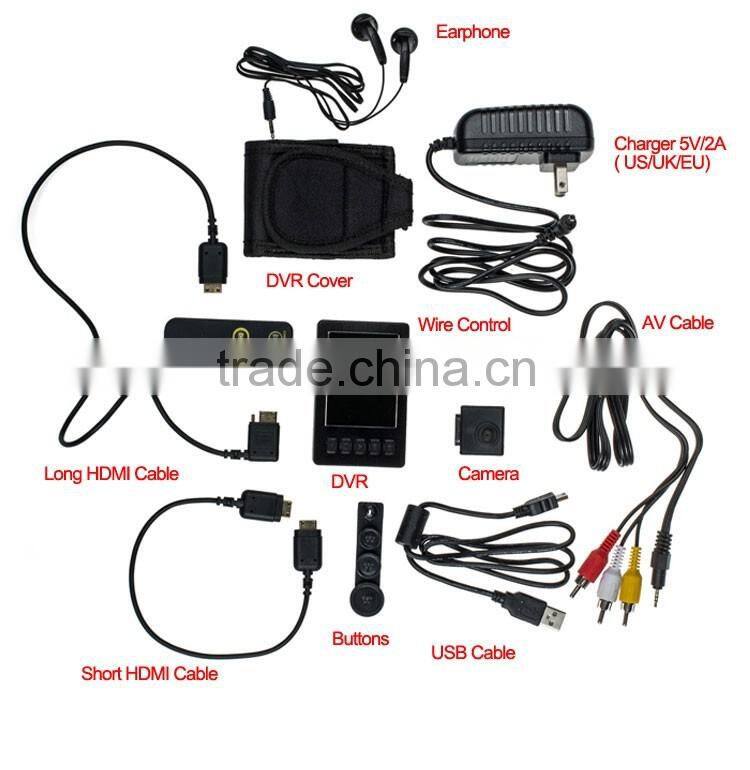 Super small hidden 2.7 LCD Mini Body Camera HD video cameras Easy Intallation Police Camera