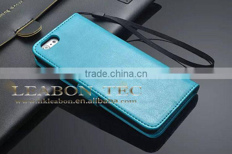 new Alibaba China Supplier Leather Wallet Case for Mobile Phone