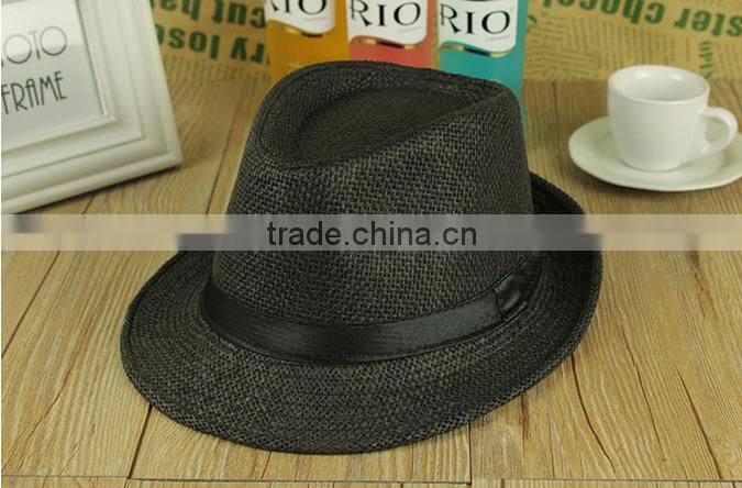 New arrive Promtional Gift Wholesale Straw Boater Hats Cheap