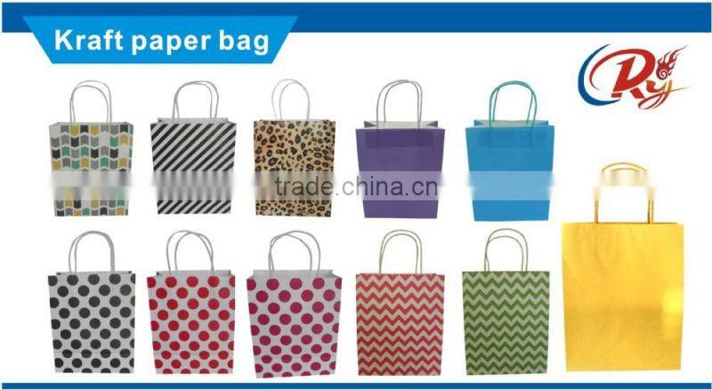 Shopping Paper Bag With Recycled Paper/gift bag /carry bag with logo