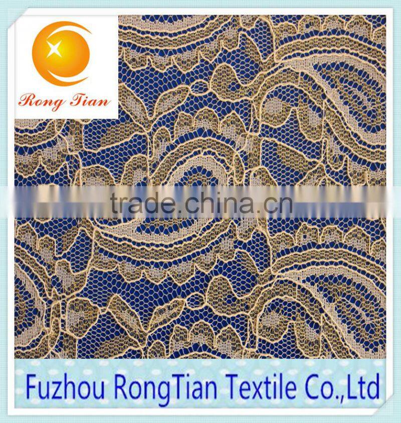 100 polyester high-grade cashew nut lace fabric for composite material