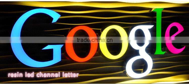 Outdoor used metal letter backlit led light up signs