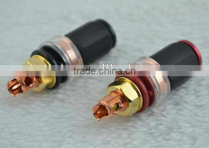 Acrolink Red copper short binding post