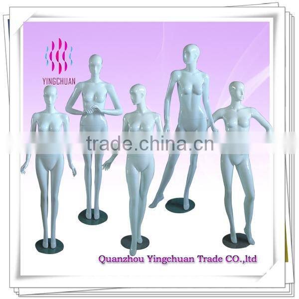 Egg head high end posture display female mannequin
