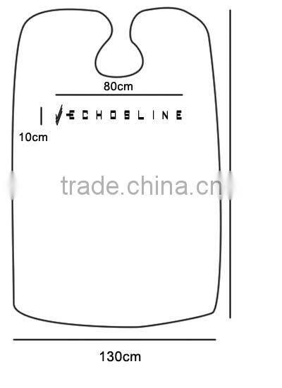 Professional high quality waterproof customized waterproof pvc hairdressing capes