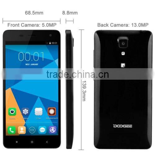 drop shipping DOOGEE HITMAN DG850 5.0 Inch IPS Screen Android 4.2.2 3G Phone, MTK6582 Quad Core 1.3GHz