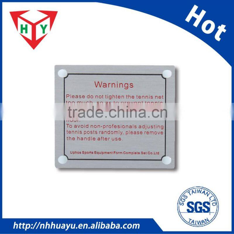 custom aluminum brand tags