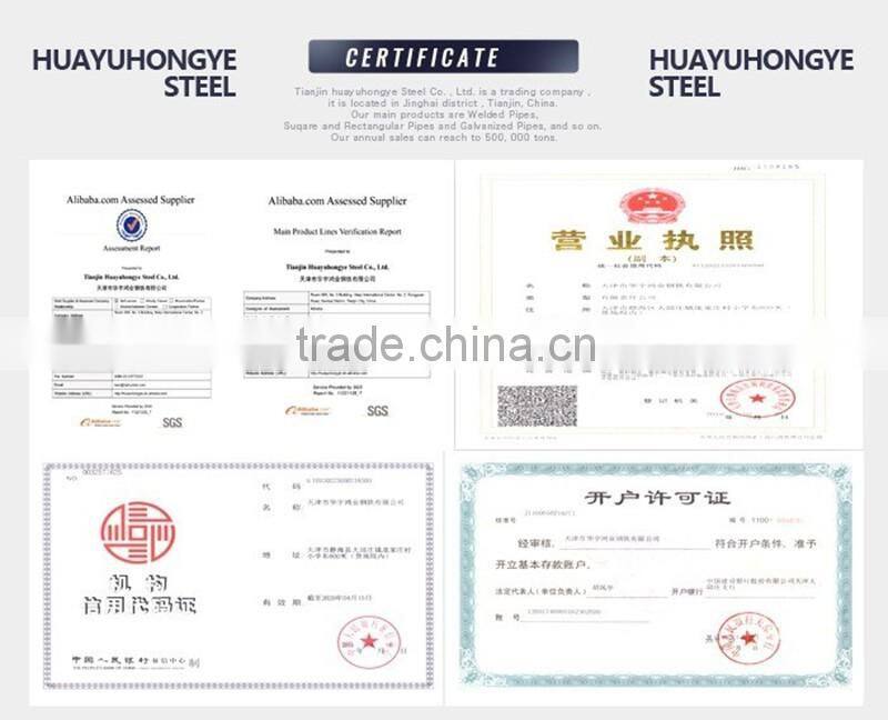 low price hot sale welded galvanized strip pipe