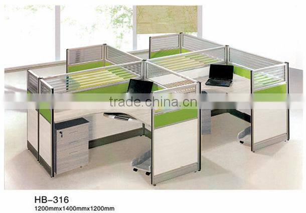 New arrival office staff computer workstation