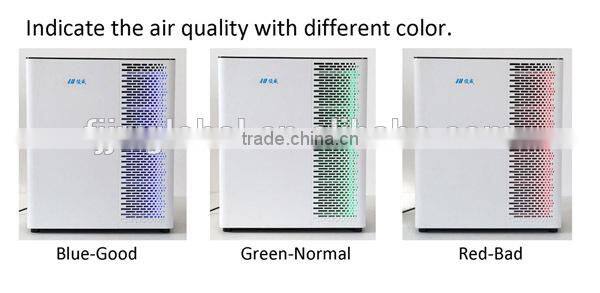Dust sensor Home Air Purifier with ionizer HEPA filter Active Carbon for smoke office bedroom