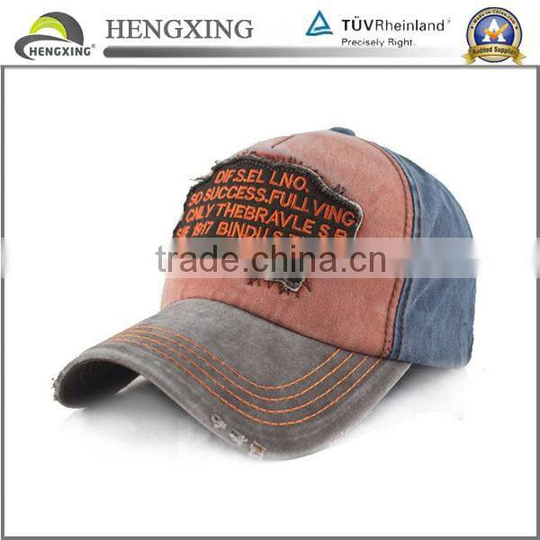 Cowboy Fitted 6 Panel Baseball Cap Custom Cap Baseball Hats