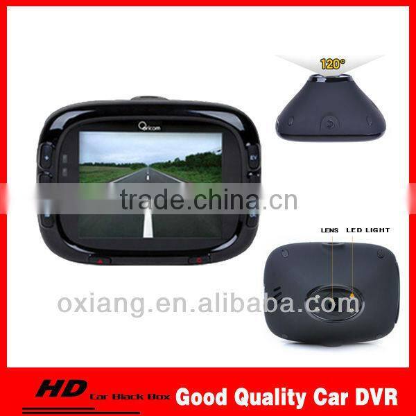 Real time recorder car dvr with screen long time stand by