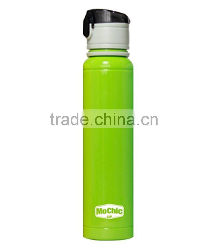400ML Mochic Outdoor portable superb tritan plastic water tea bottle with stainless steel cap