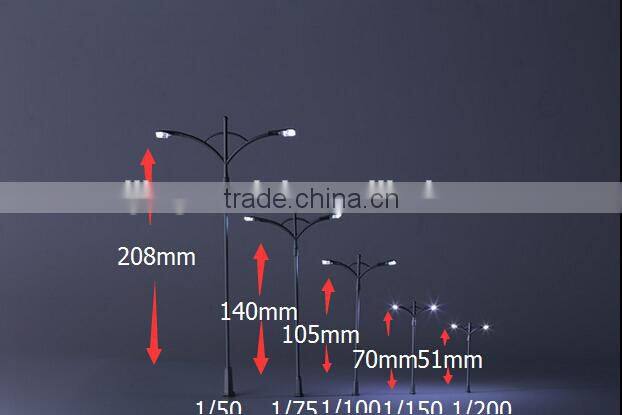 scale cooper light in architectural model materials
