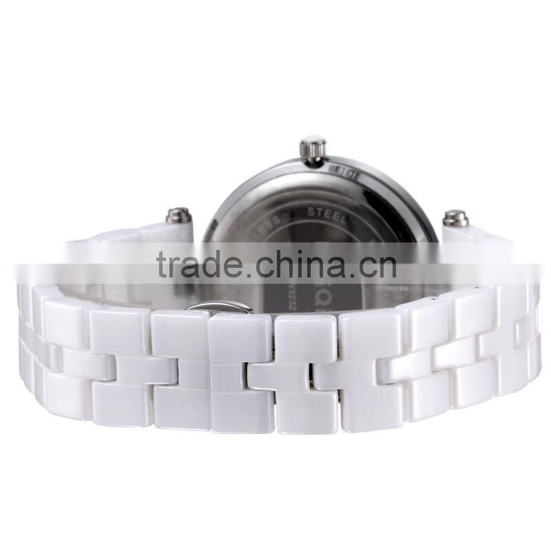 2014 New products butterfly dial ceramic watch