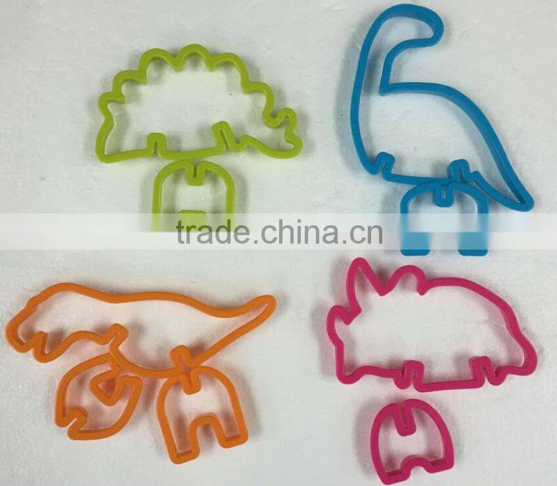 LFGB/FDA Food Grade Hot Sale New Design PP Dinosaur 3D Cookie Cutter